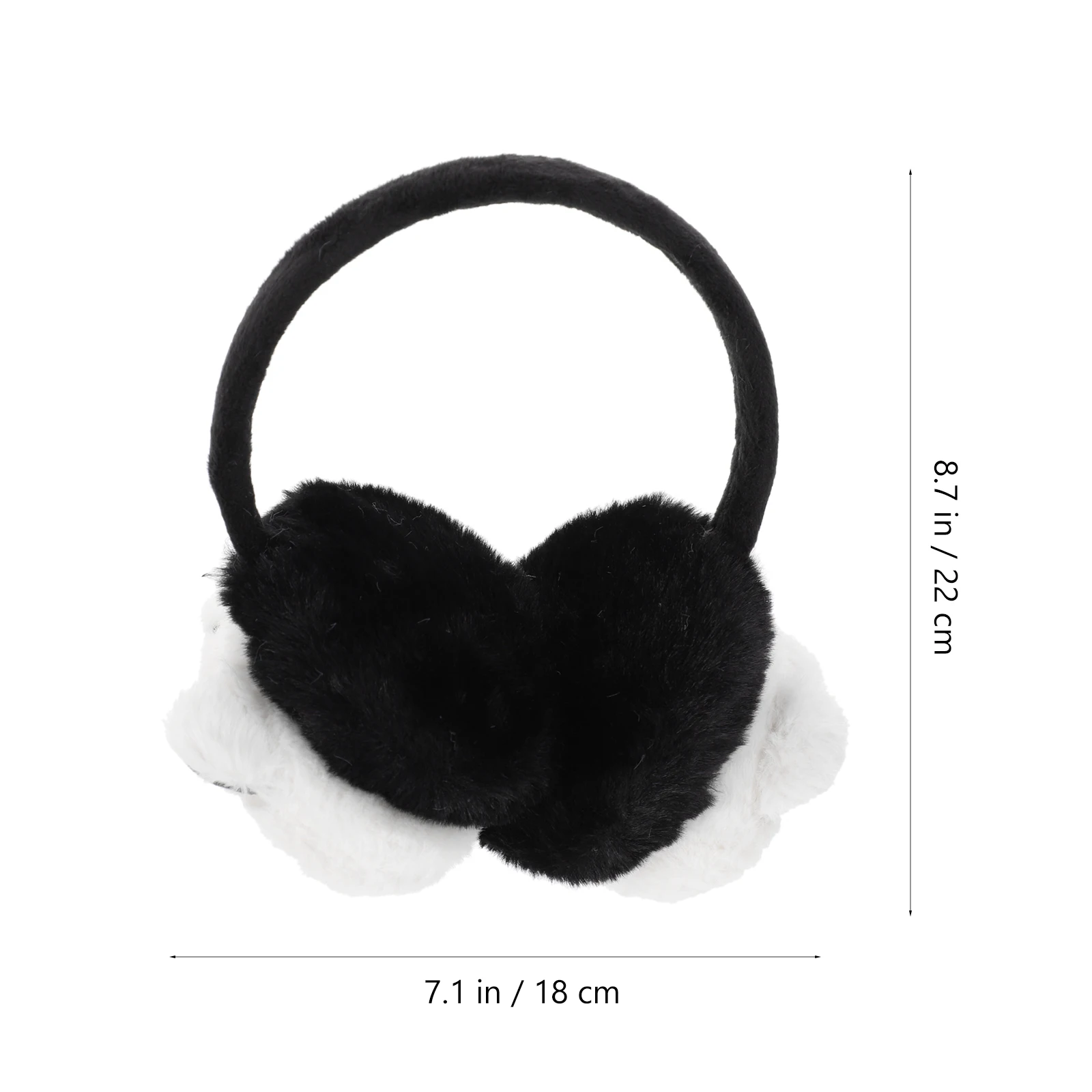 1Pc Kids Earmuffs Unisex Ear Warmers 3D Panda Ear Muffs Headband NEW Earmuffs for Cold Weather Outdoor Adventures like Skiing