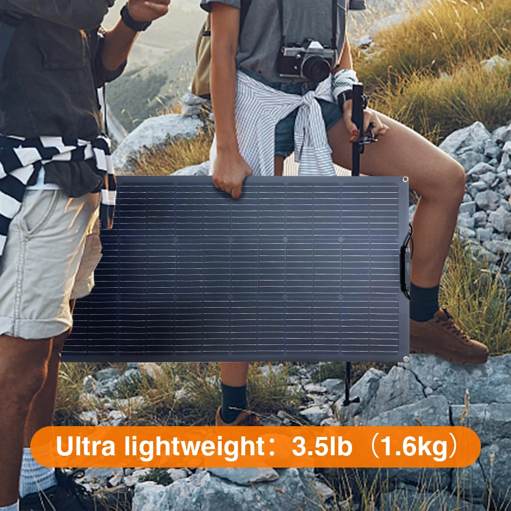 100W Portable Flexible  Solar Panel 18v solar Photovoltaic power bank charge For Jackery/EF/Bletti/Anker/Goal Zero Power Station