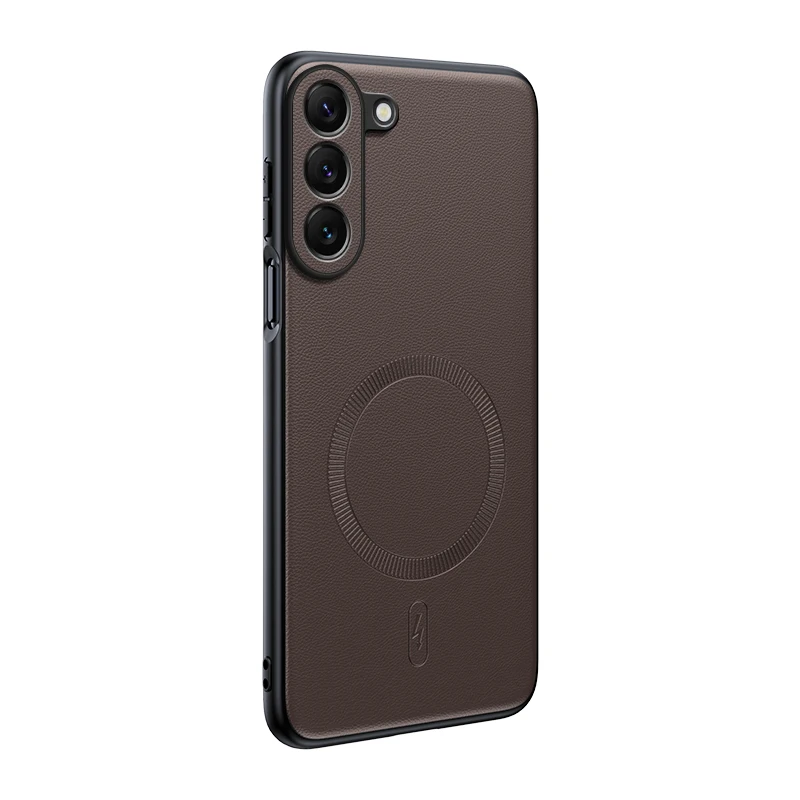 Für Samsung S23 Hülle Magnetische Leder-Schutzhülle für Samsung S23 Anti-Fingerabdruck Rutschfeste PC+TPU – Detail 4