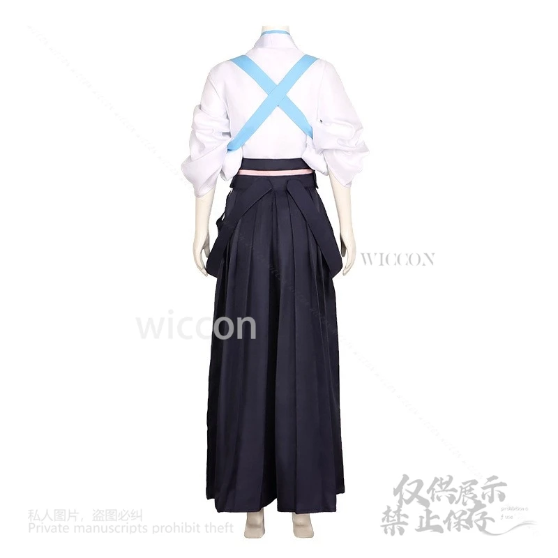 

Anime Game Genshin Impact Anime Kamisato Ayaka Costume Kendo Uniform Top In Stock Wig For Girls Female Halloween Cos Customized