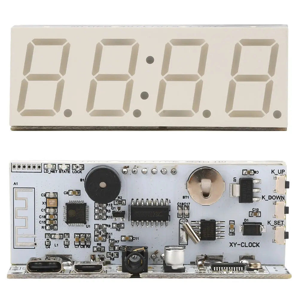 WiFi Time Service Clock Module Automatic Time Synchronization Through Wireless Network DIY Digital Electronic Clock 5V