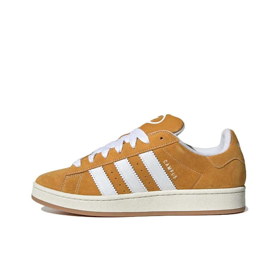 Adidas Originals CAMPUS 00s Puffy Shoes Zapatos de skate de caña baja resistentes al desgaste y ligeros Unisex Naranja Blanco H03473