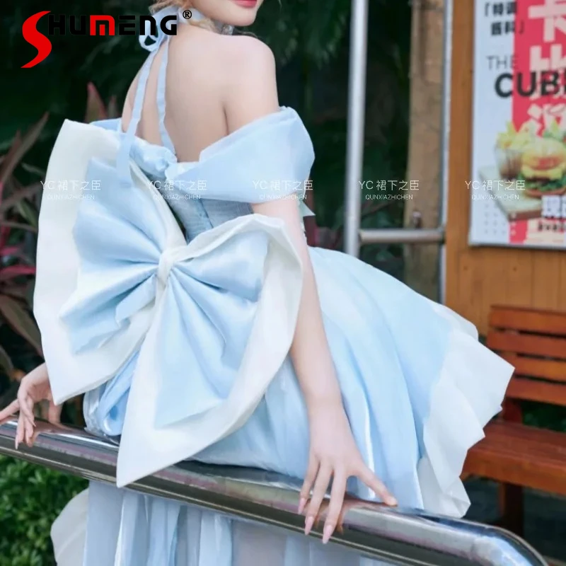 

Luxury Elegant Chic Dress Women's Fashion Brand Birthday Prarty Prom Gown High End Banquet Evening Dresses Princess Vestidos