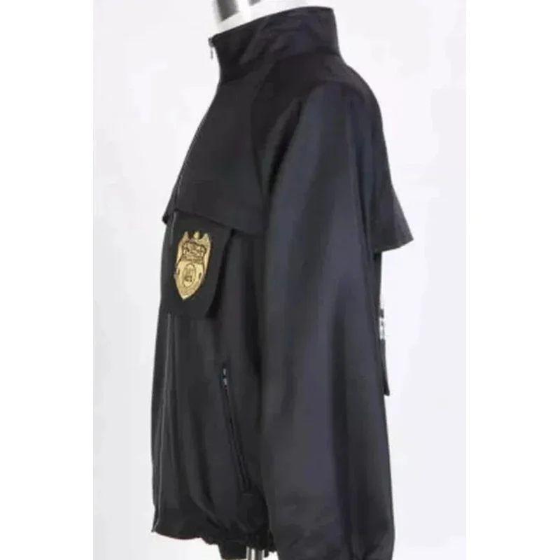 NCIS سترة الموظفين السوداء الموحدة معطف فوقي ليروي جيبز تأثيري حلي هالوين