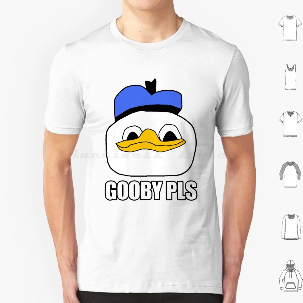 Camiseta Duck Meme (Gooby Pls), talla grande, 100% algodón, Meme Duck Meme Duck Vs Gooby Gooby Pls Meme Gooby Pls Gooby Gooby Pls Duck