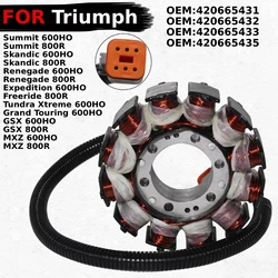 Motorcycle Magneto Stator Coil For Ski Doo Grand Touring LE Renegade 600HO Adrenaline Backcountry X 800R XRS 420665432 420665431