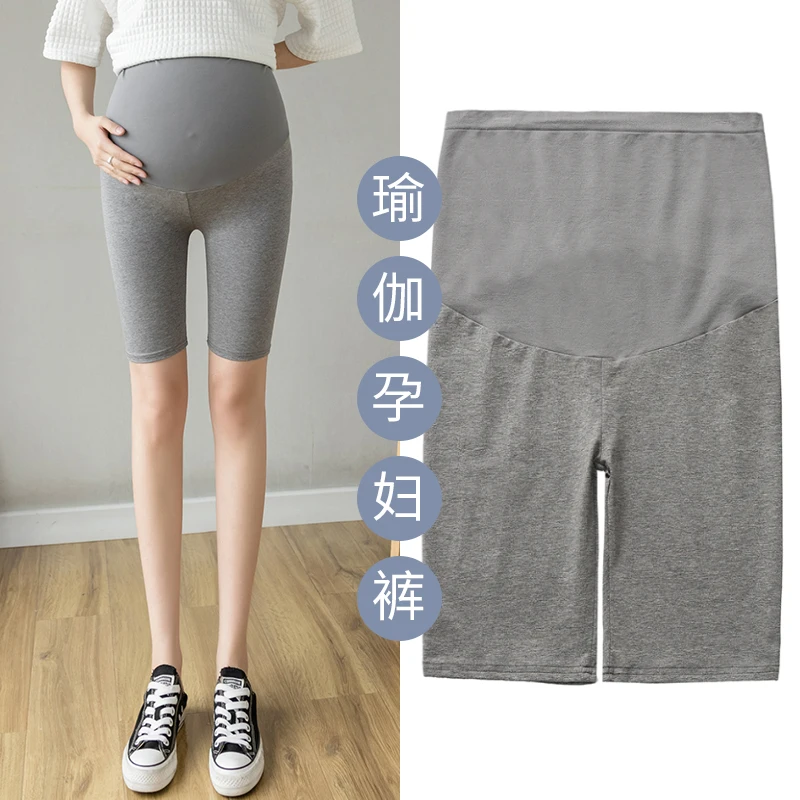 New Thin Cotton Maternity  Legging Sports Casual Yoga Belly Legging Clothes for Pregnant Women Pregnancy Shorts leggings