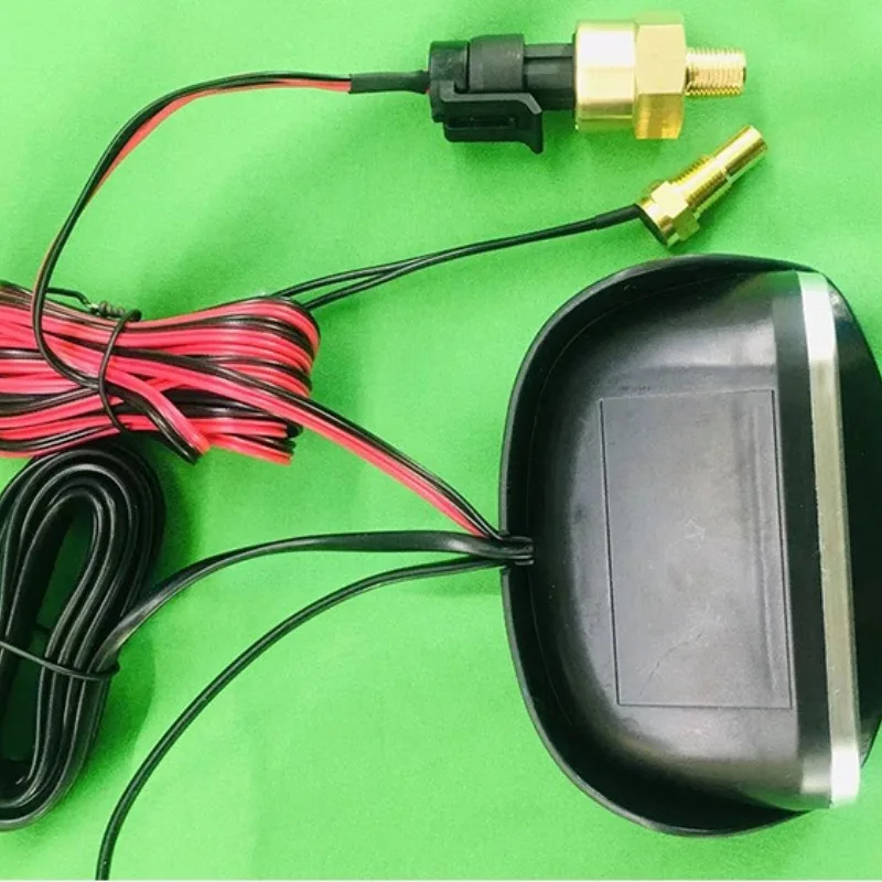 Horizontal Multi‑function Gauge Set Retrofit Accessory for Car Truck Additional Mount Water‑temp Voltage Oil‑pressure Combined
