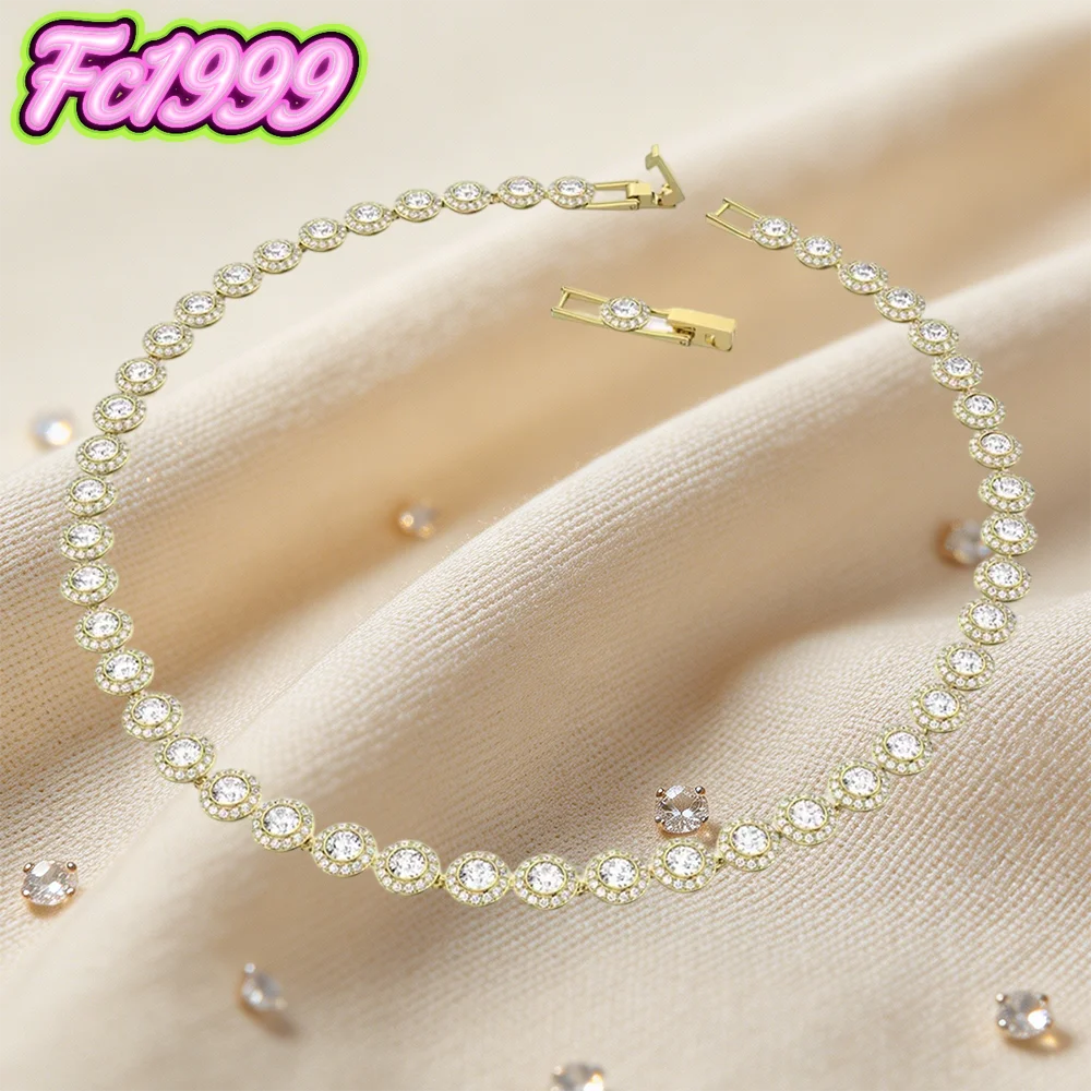 Round Heart Stone Stud Earrings Bead Chain Bracelet Set Elegant Wedding Party Jewelry Gift for Women Girls