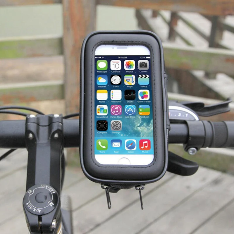 Bike Motor Phone Holder Waterproof Phone Bag Pouch Cases Motorcycle Bicycle Handlebar Cellphones GPS Stand for iPhoneX 8