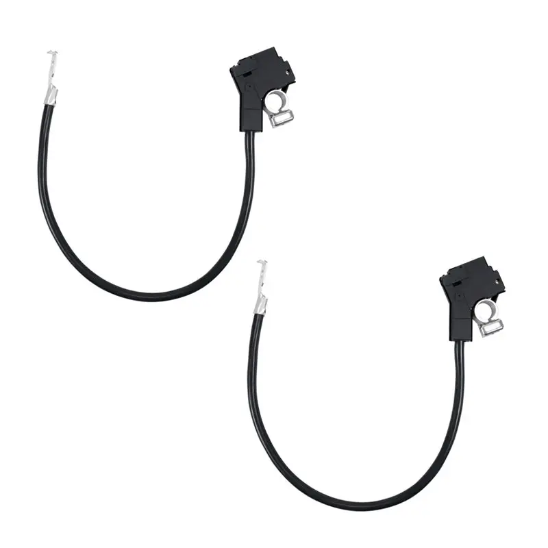 A21F-2 Pcs Battery Negative Cable Battery Negative Terminal 61219302358 61219302356 For BMW 5 6 7 Series F18 F01 F02 F07 F10