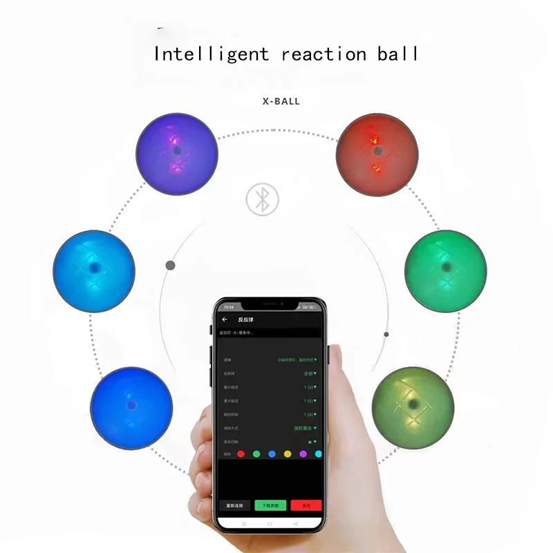 X-Ball Intelligent Response Player Eye Cooperative Agility Training Digital Sensor Memory Speed Response