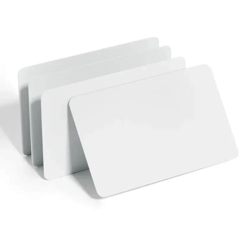 custom 10 White PVC NFC Cards, 13.56MHz, 504 bytes: perfect for business & social recognition