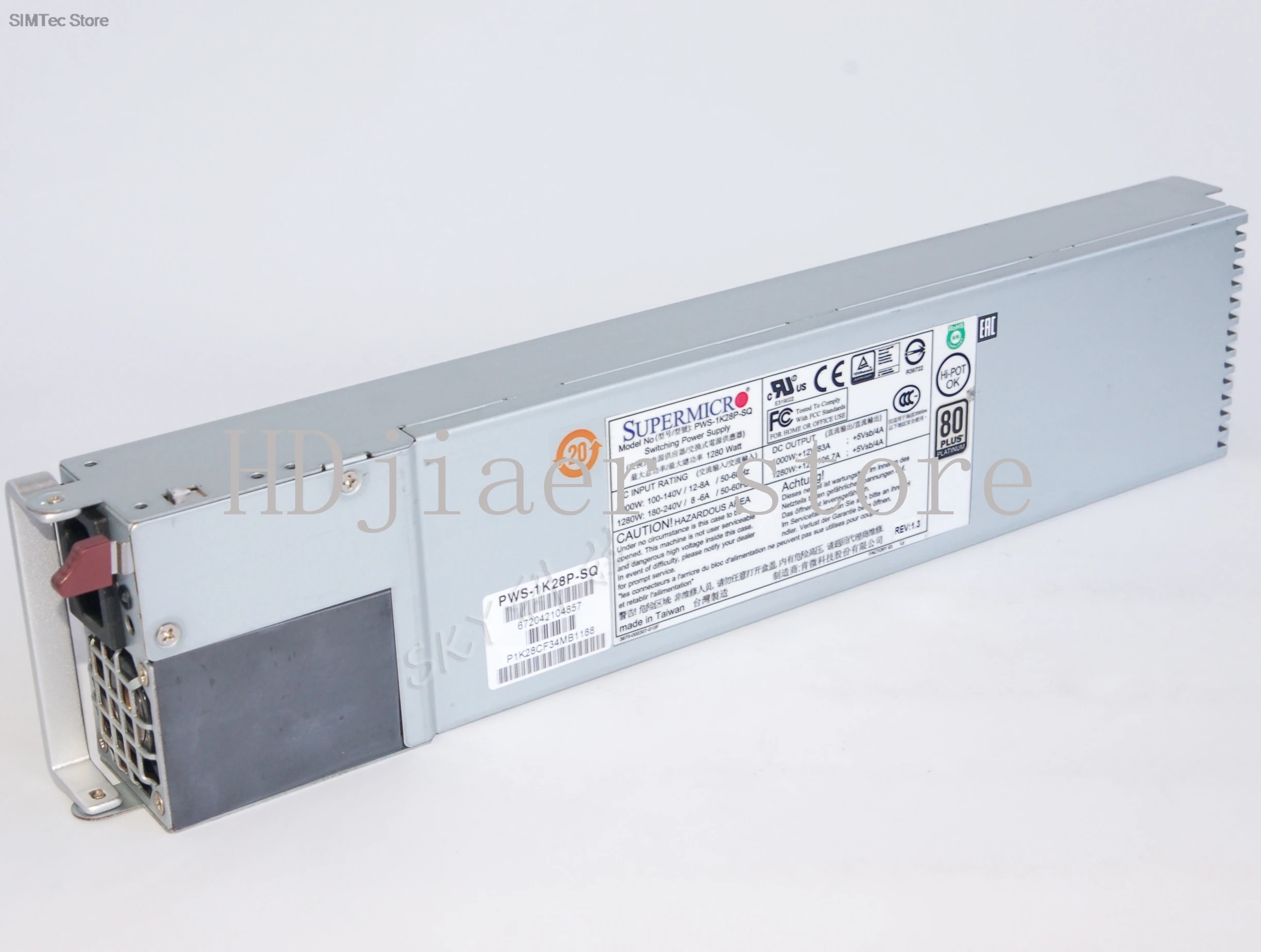

Supermicro PWS-1K28P-SQ 1280W Redundant Power Module - Original Disassembly for Industrial PC & Server