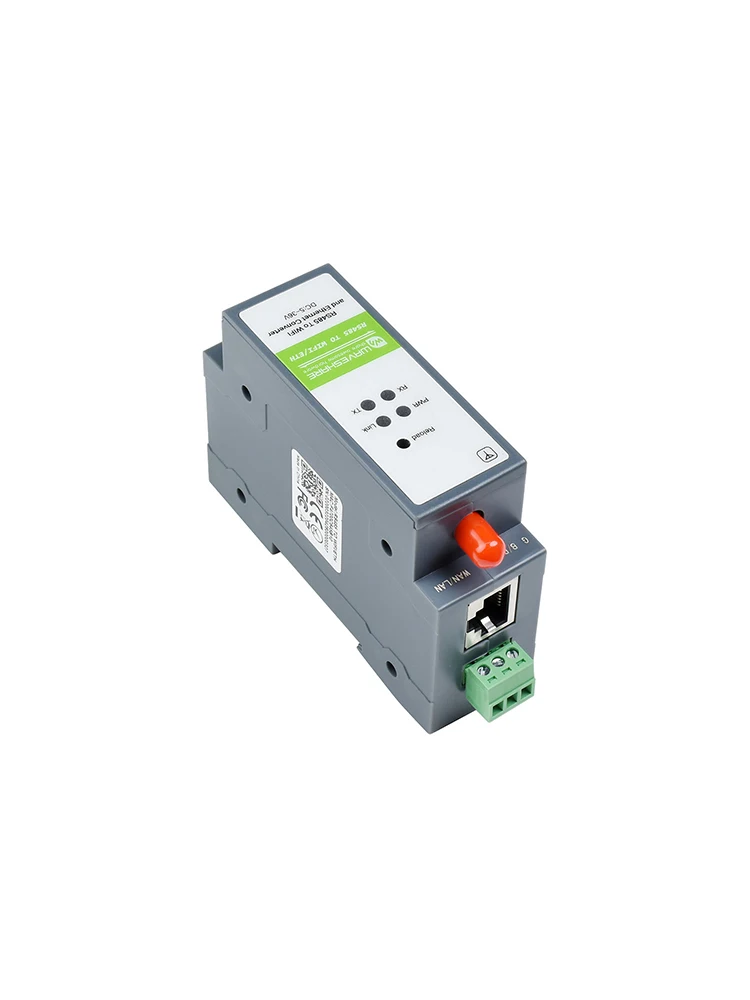 Modbus Industrial MQTT JSON serial server RS485 a wifi RJ45 Ethernet TCP/IP a soporte de montaje en riel serial