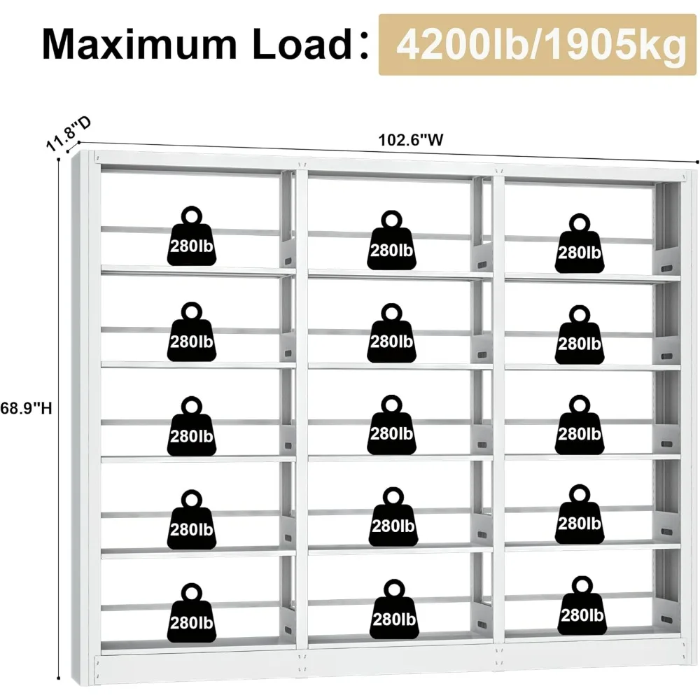 Shelving for Books Freestanding Bookcases and Bookshelves Living Room Bookcase Book Shelf White Bookshelf Including Book Stopper