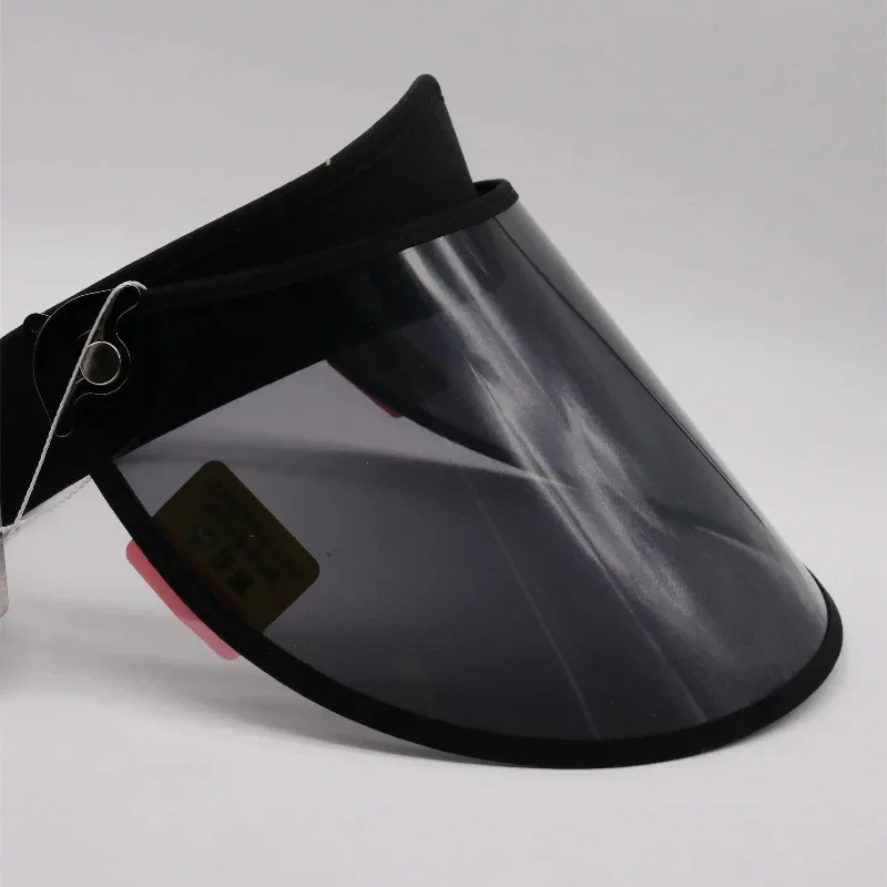 Good-looking Appearance Durable Scratch Resistant Plastic PVC Visor Hats UV Protection Travel Sun Protection and Scratch Protect