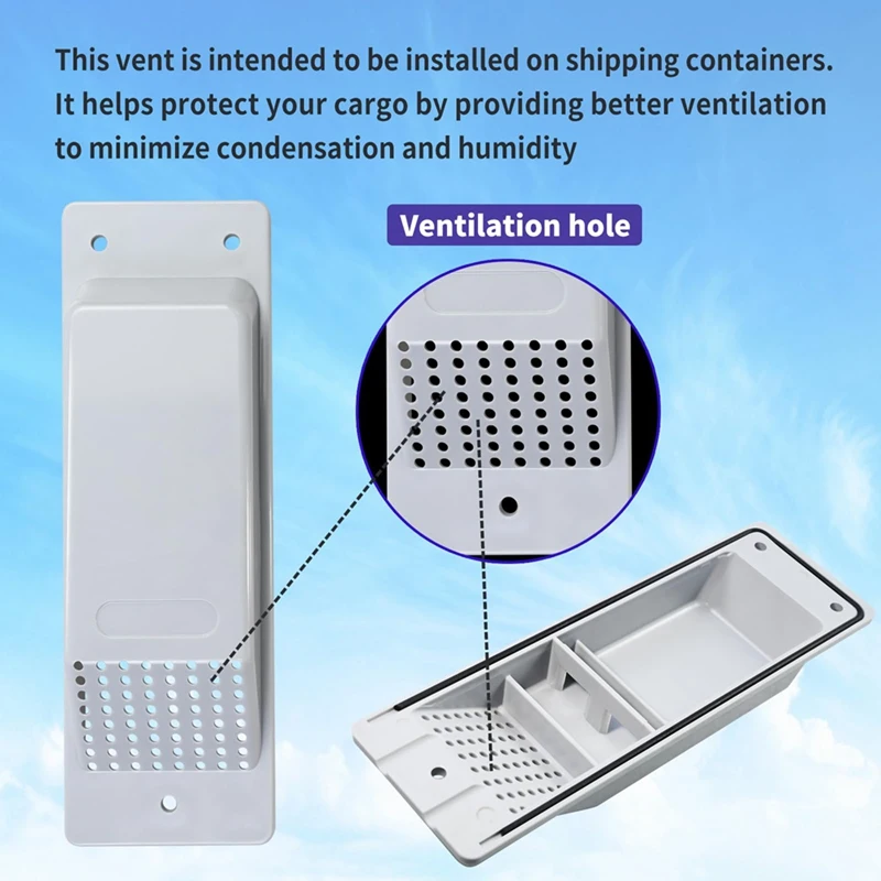 8 Pack Container Air Vent,Reduce Heat And Humidity For Cargo Containers Flow Ventilation Kit