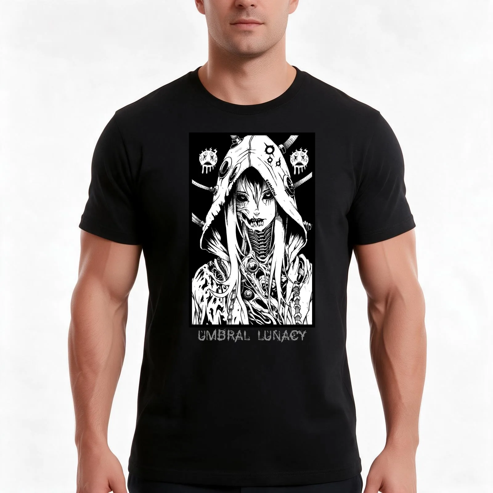 CORROSION (Lines) T-Shirt Summer Casual Cotton Tee Oversized Streetwear Tops Vintage Graphic Print Loose Fit Short Sleeve