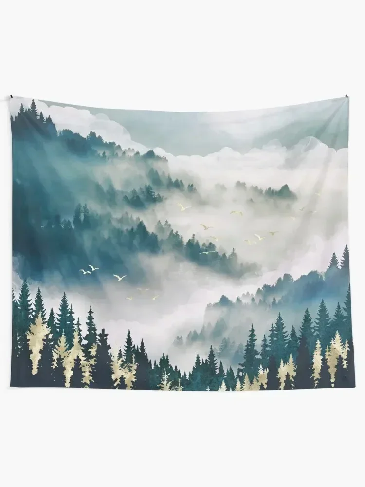 Misty Mountains Tapestry Decorative Wall Aesthetic Room Decors Wall Hanging Decor Outdoor Decor Tapestry