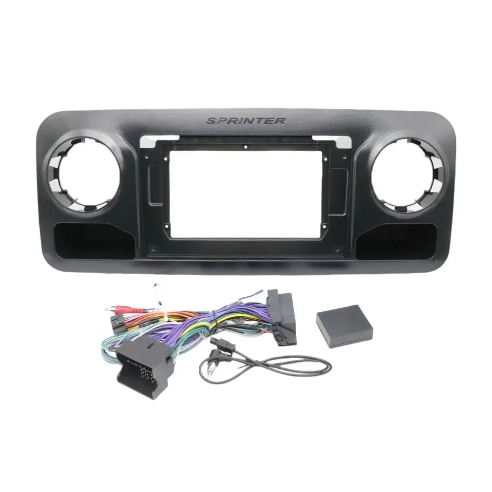 

10.1 Inch Car Fascia Frame Adapter with Canbus Decoder for Benz Sprinter W907, Android Radio Dash Panel Installation Kit