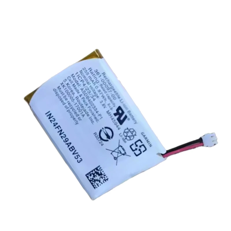 แบตเตอรี่ใหม่ 361-00097-00 3.8V 255mAh สำหรับนาฬิกาอัจฉริยะ Garmin Fenix5 Fenix 5S Fenix 5