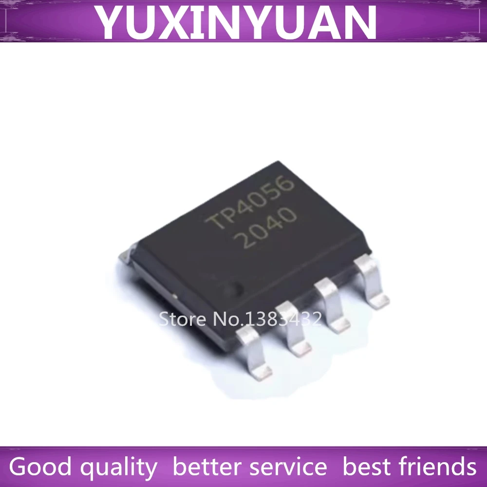 TC4056 TP4056E 4056A 1A lithium battery charging chip 1A/1.2A 4.2V surface Mount SOP8