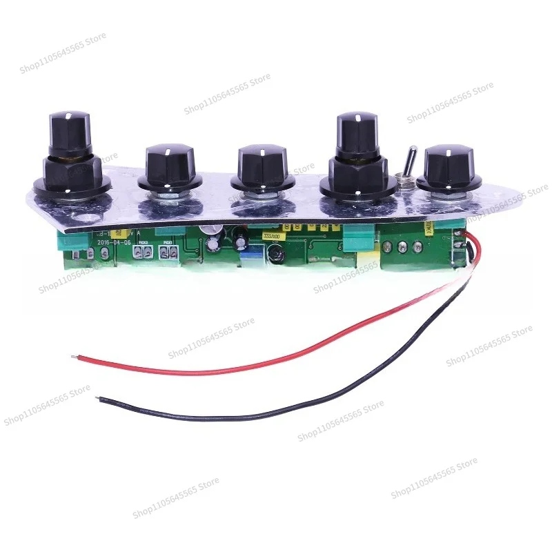 For Electric Bass Iron Line, Electric Bass Tone Adjustment Line Control Board Compatible with 4/5 Strings