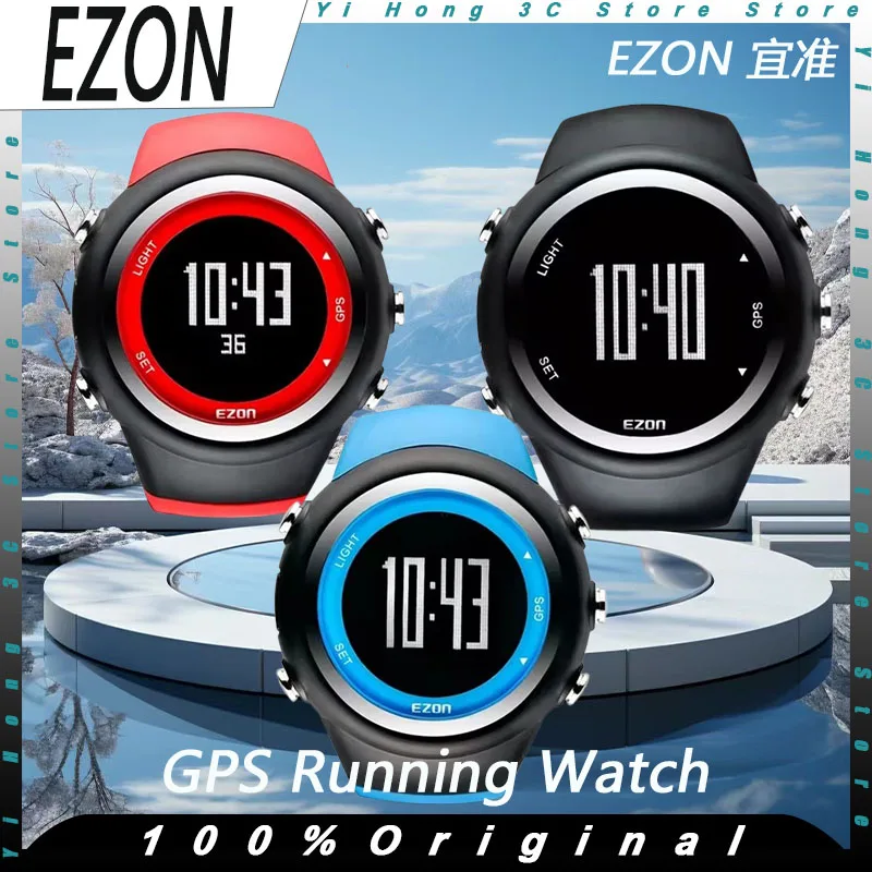 EZON T031 GPS часы профессиональные фитнес-спортивные часы перезаряжаемый счетчик калорий дистанционный tempo 50 м водонепроницаемые на заказ