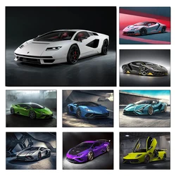 2023 Luxury Supercars Series Poster Sport Car Canvas Painting Prints Wall Art Pictures Home Decor