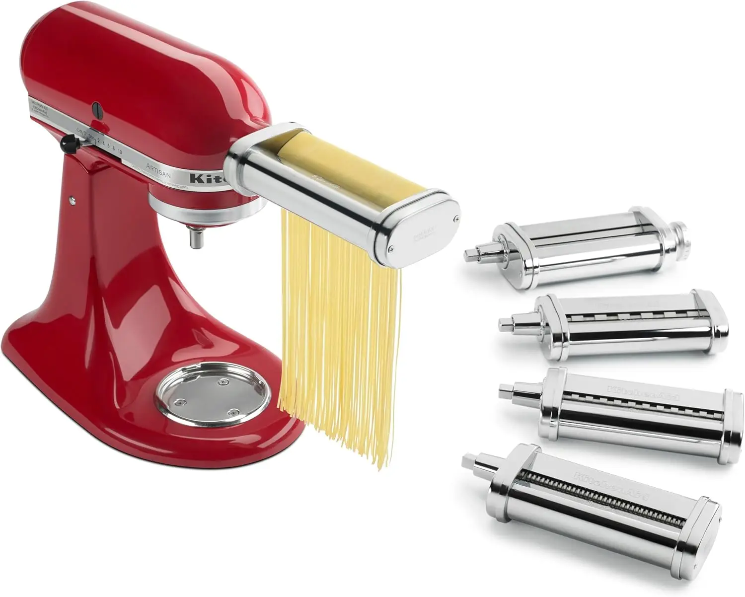 

5-Piece Pasta Maker Set with Stainless Steel Rollers and Cutters for Homemade Noodles