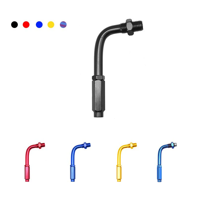 

1pc M10 Motorcycle Throttle Clutch Cable Adjuster 90 Degree Adjustable Cable Puller Motorbike Modification Parts Aluminum Alloy