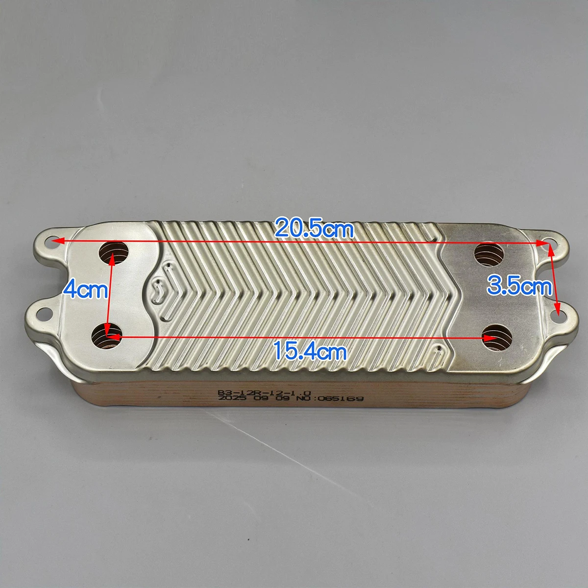Plate Heat Exchanger Wall Mounted Boilers Stainless Steel Brazed Plate Heat Exchanger 12 Layers