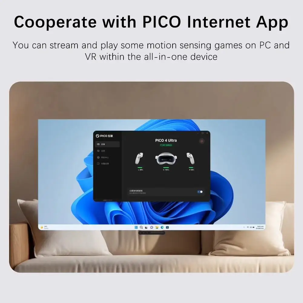 PICO Motion Tracker For Pico 4 Full Body Motion Tracking For PICO 4 Ultra/PICO 4 Pro/4/Neo 3 Support PC VR Motion Games