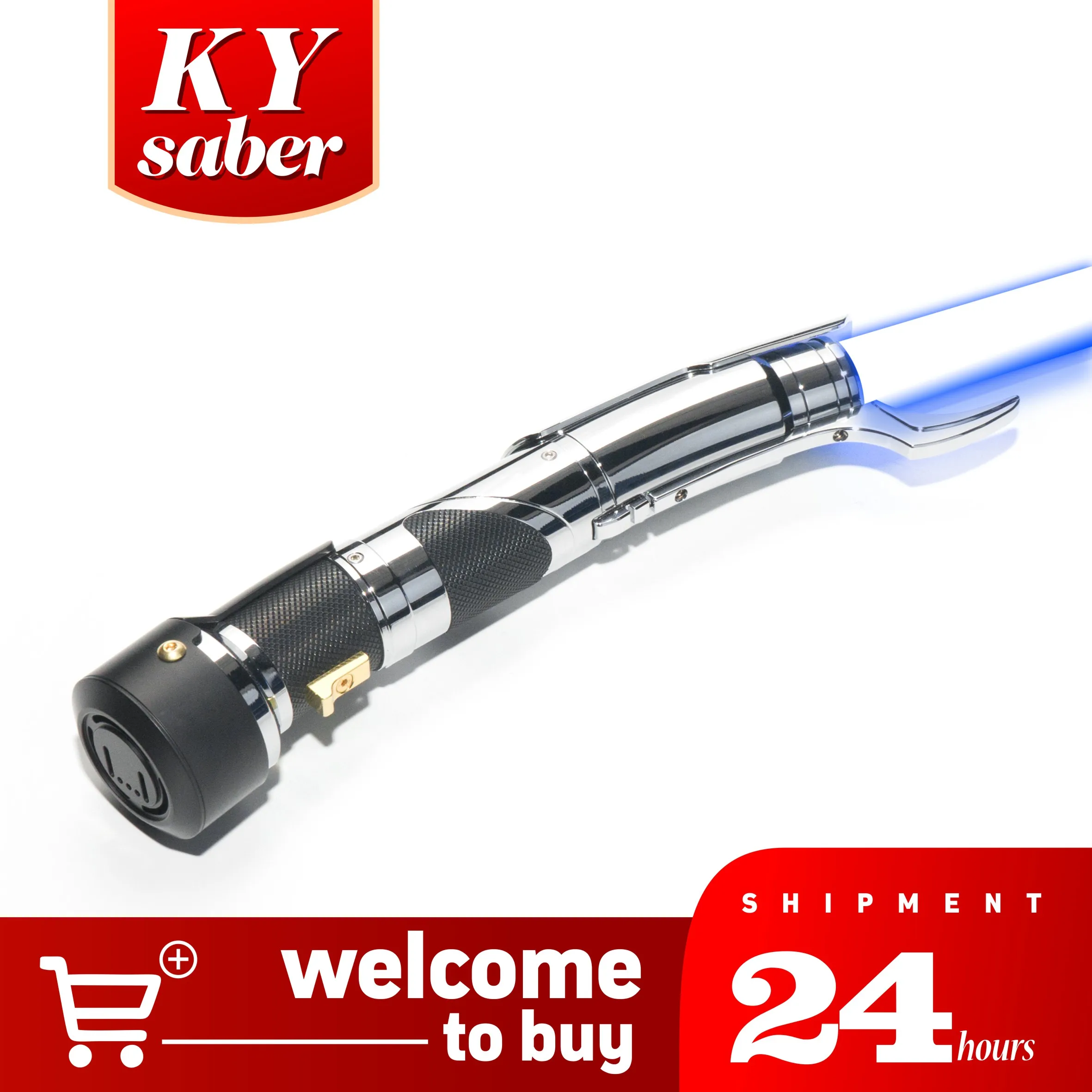 X-Saber Jedi Dooku Proffie V2.2 board Lightsaber Laser Sword Metal Hilt Add 40+ fonts for free