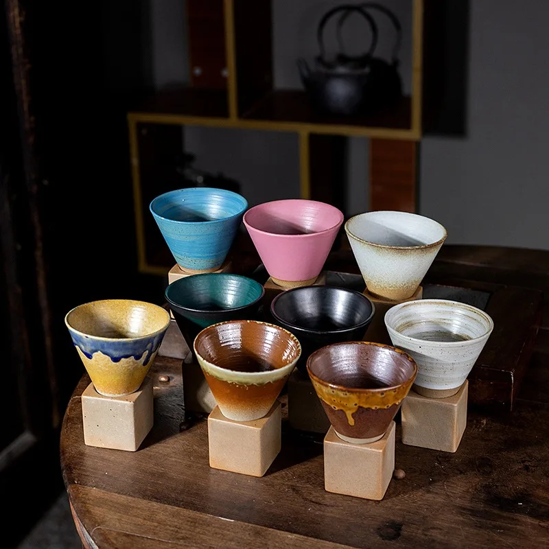 

180 мл керамические чашки в стиле ретро, креативные кофейные чашки, чашки для офиса, завтрака, молока, кухонные принадлежности, чашки для мороженого, керамические чашки