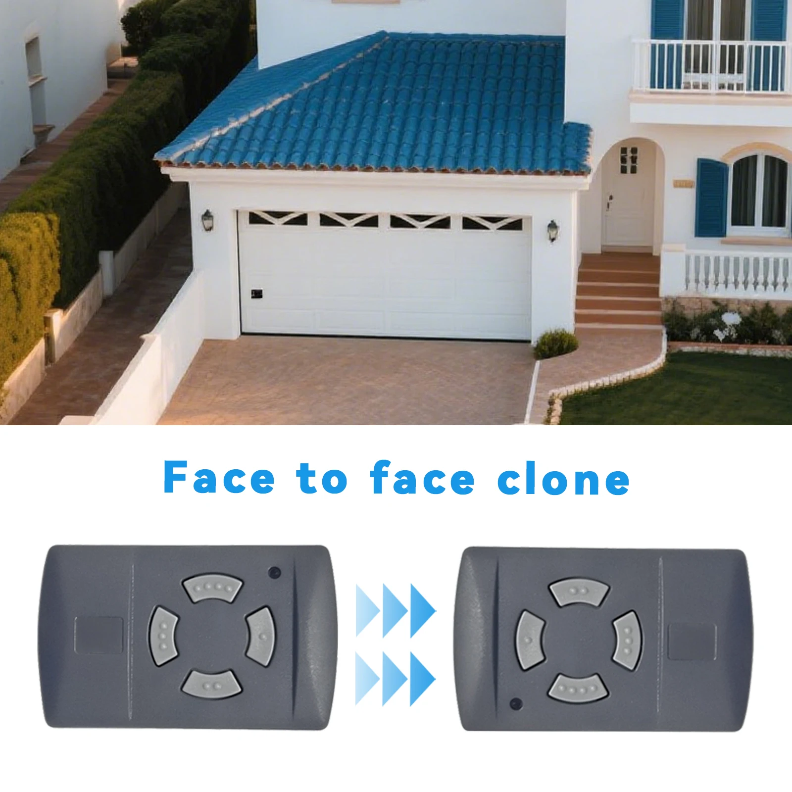 For HORMANN HSE2 HSE4  Gate Door Remote Control Compatible With HSM2 HSM4 HS2 HS4 40.685 Grey Button Transmitter Garage Opener