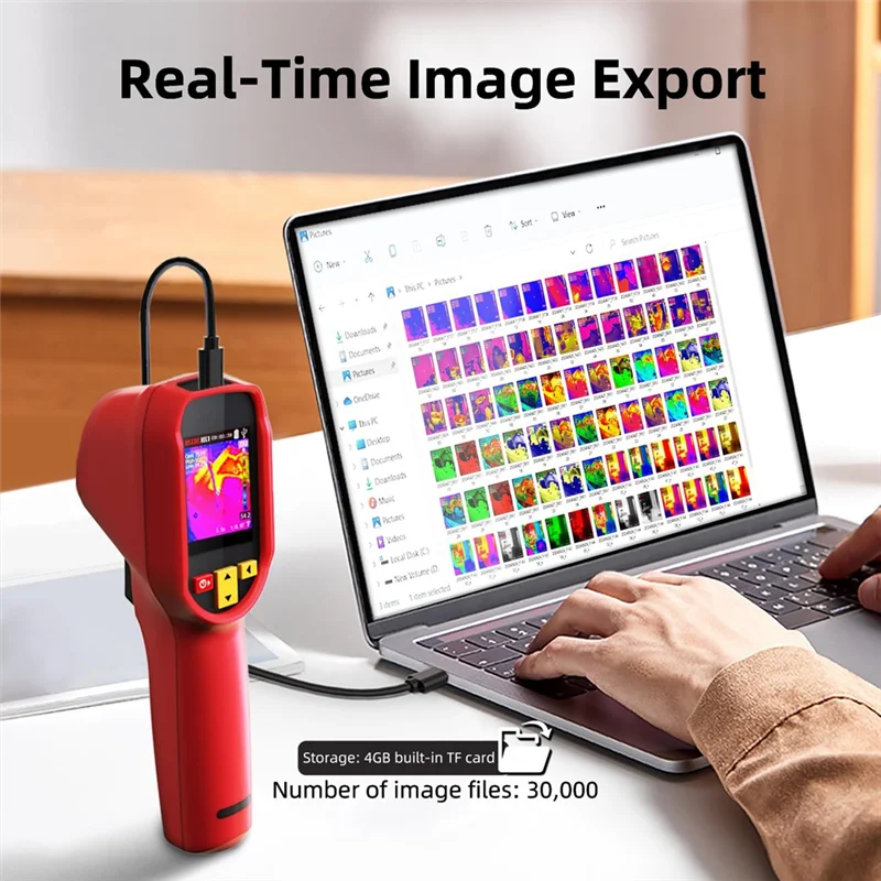 ABSQ-Imaging Camera Telecamera a infrarossi LCD per rilevamento perdite d'acqua Ispezione domestica HVAC