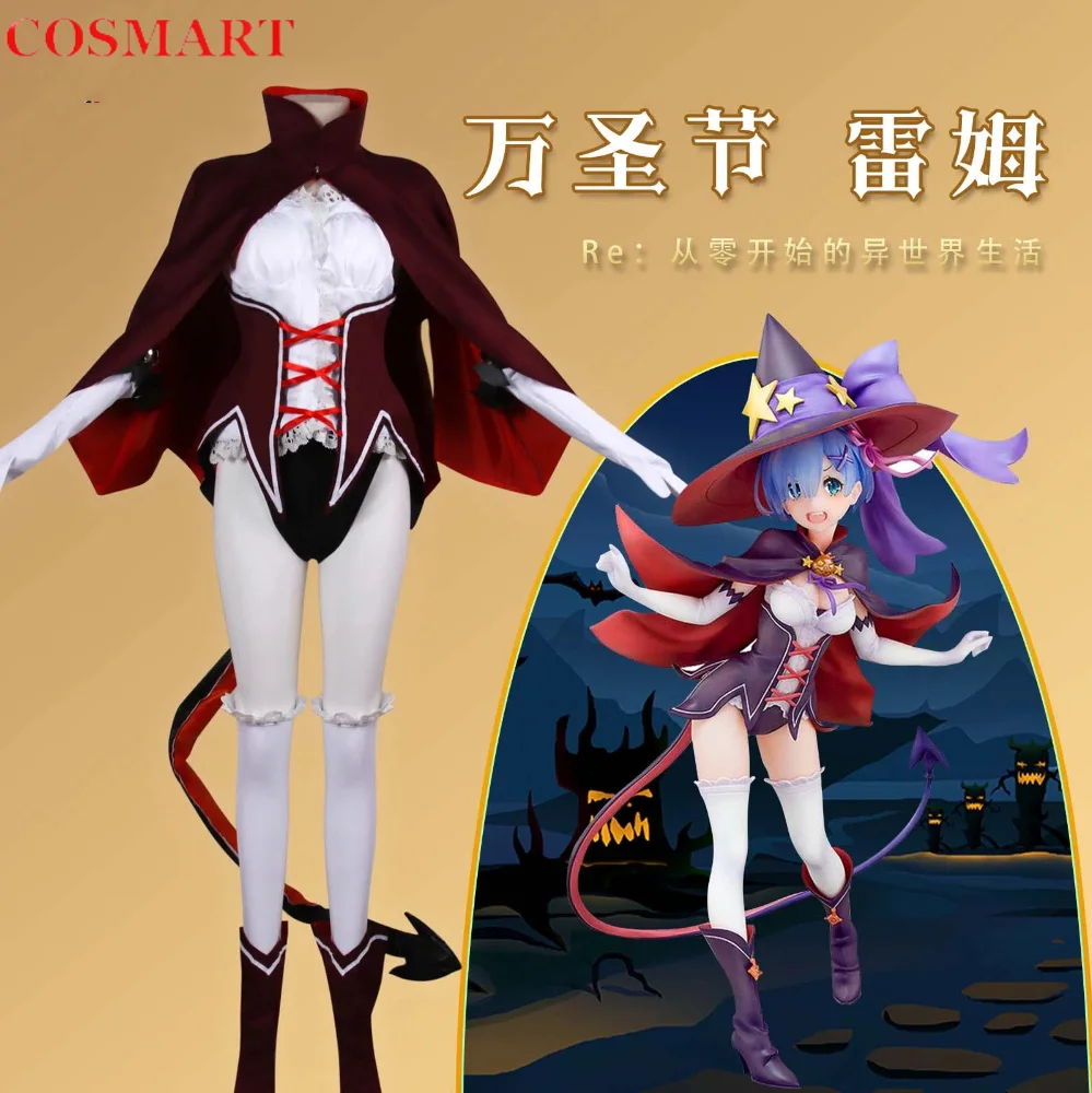 

Re:life In A Different World From Zero Rem Halloween Cosplay Costume Cos Game Anime Party Uniform Hallowen Play Role Clothes