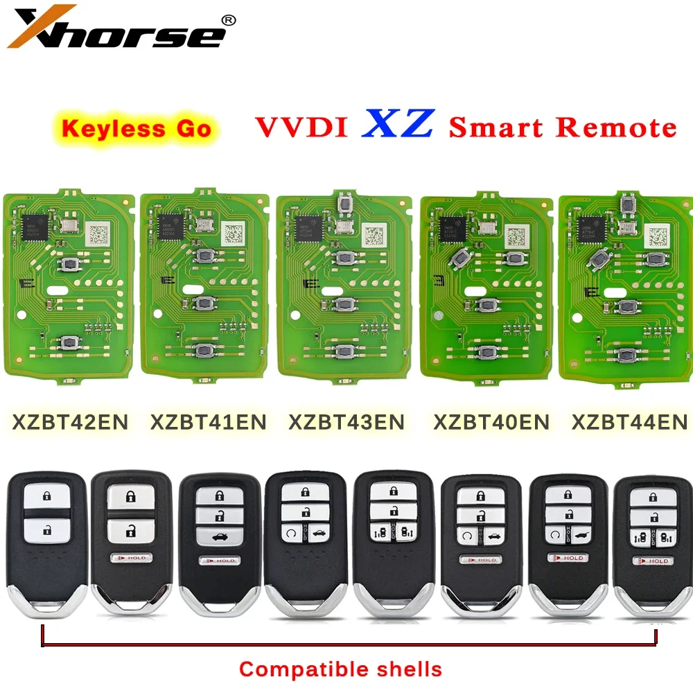 Xhorse XZ Smart Key PCB XZBT42EN XZBT21EN XZBT40EN XZBT43EN für Honda Pilot Insight Accord Civic Odyssey CR-V Passport Klarheit