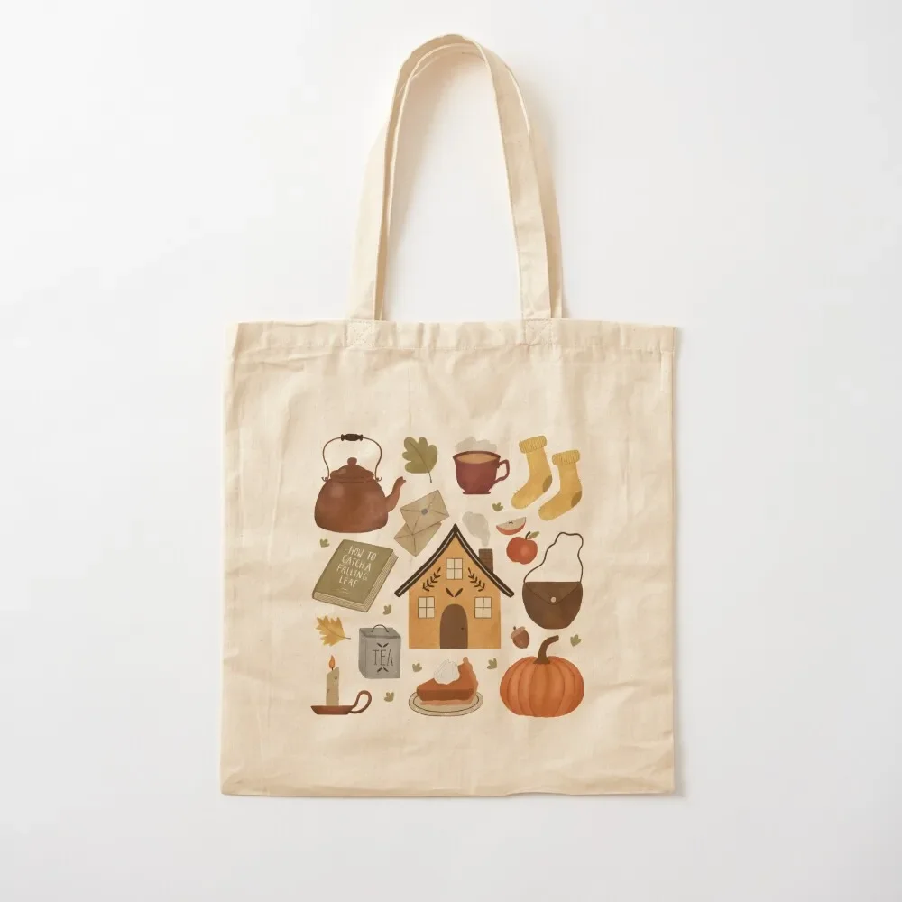 

Autumn Cottage Days Tote Bag Canvas stote bag Women's bags Women's shopper Bag