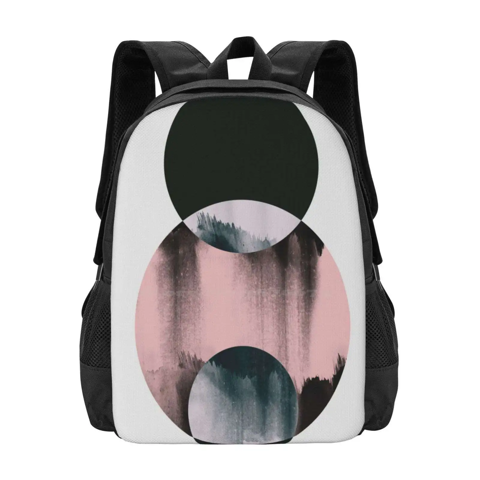 Minimalism 14 Pattern Design Laptop Travel School Bags Minimalism Abstract Graphic Circles Geometry Geometric Watercolor