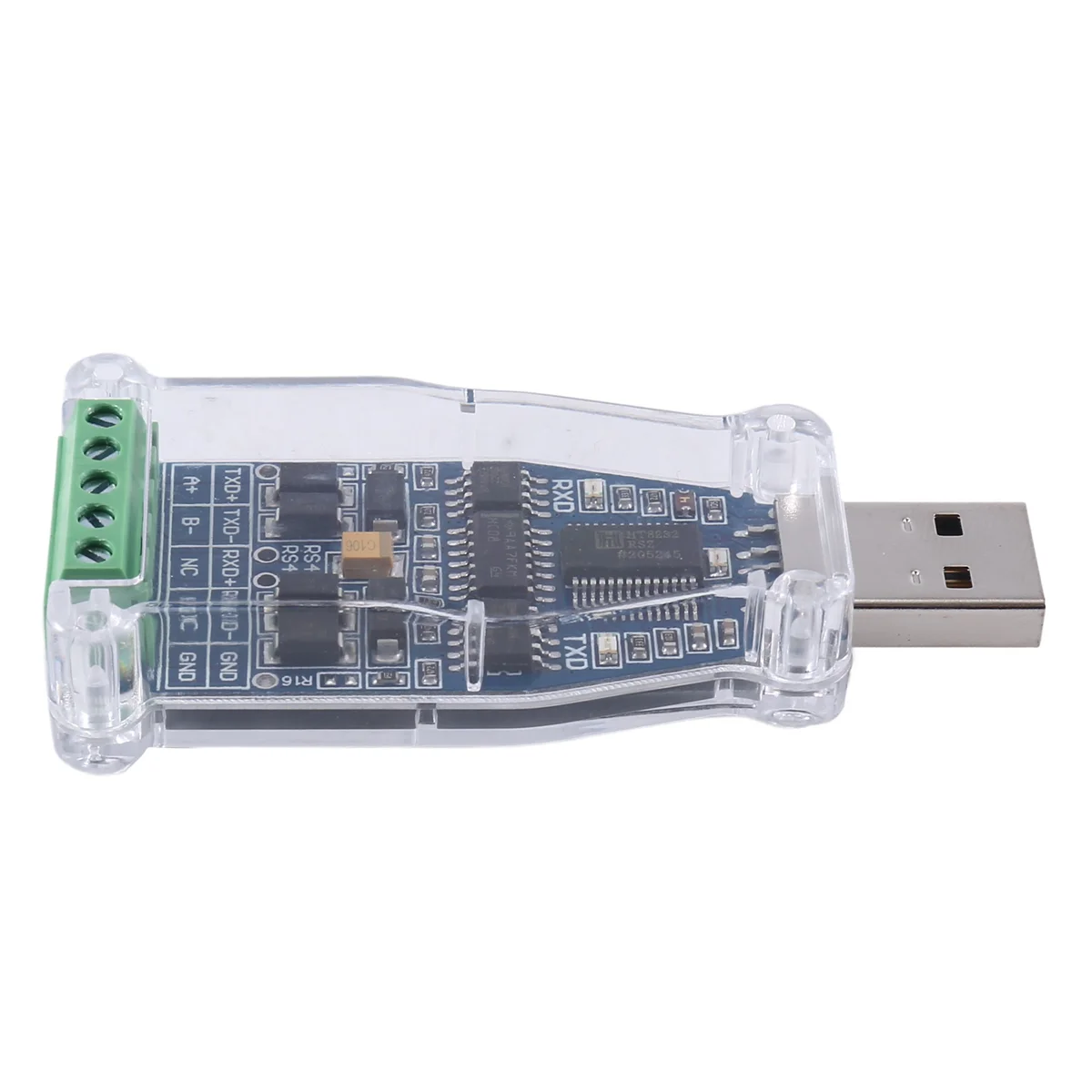 USB To RS485 RS422 Serial Adapter for FTDI Chip 6Pin Terminal Block Converter Support WinXP Win 7 Win8 Win10 Android