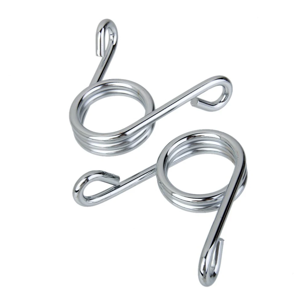 

2 Inches Plated Steel Springs For Scooter Chopper Bobber Motorcycles Durable Replacement Easy Install Comfort Driving Silver