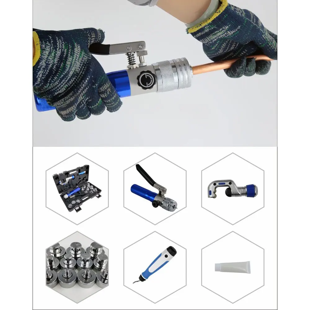 Portable One-Hand Hydraulic Expander Copper Tube Aluminum Tube Refrigerator Air Conditioning Refrigeration Expander CT-300AL