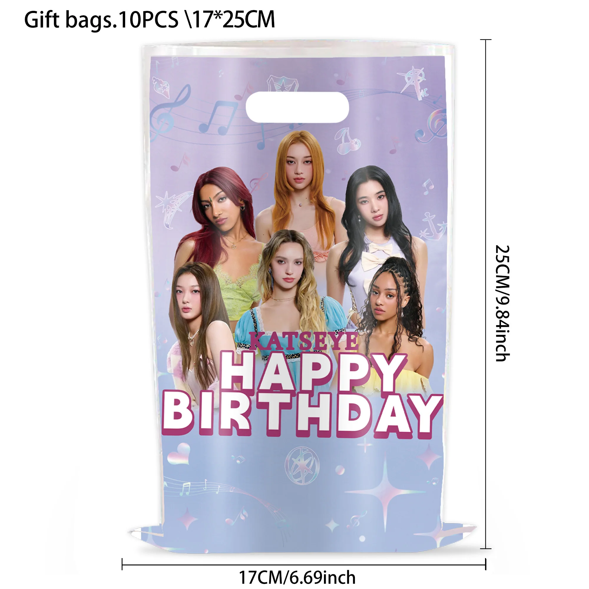 Idol K&Katseye Geburtstagsparty-Zubehör Geschenktüten für Freundinnen Partygeschenke Event-Füller Kpop-Fans Partydekoration Babyparty – Detail 5