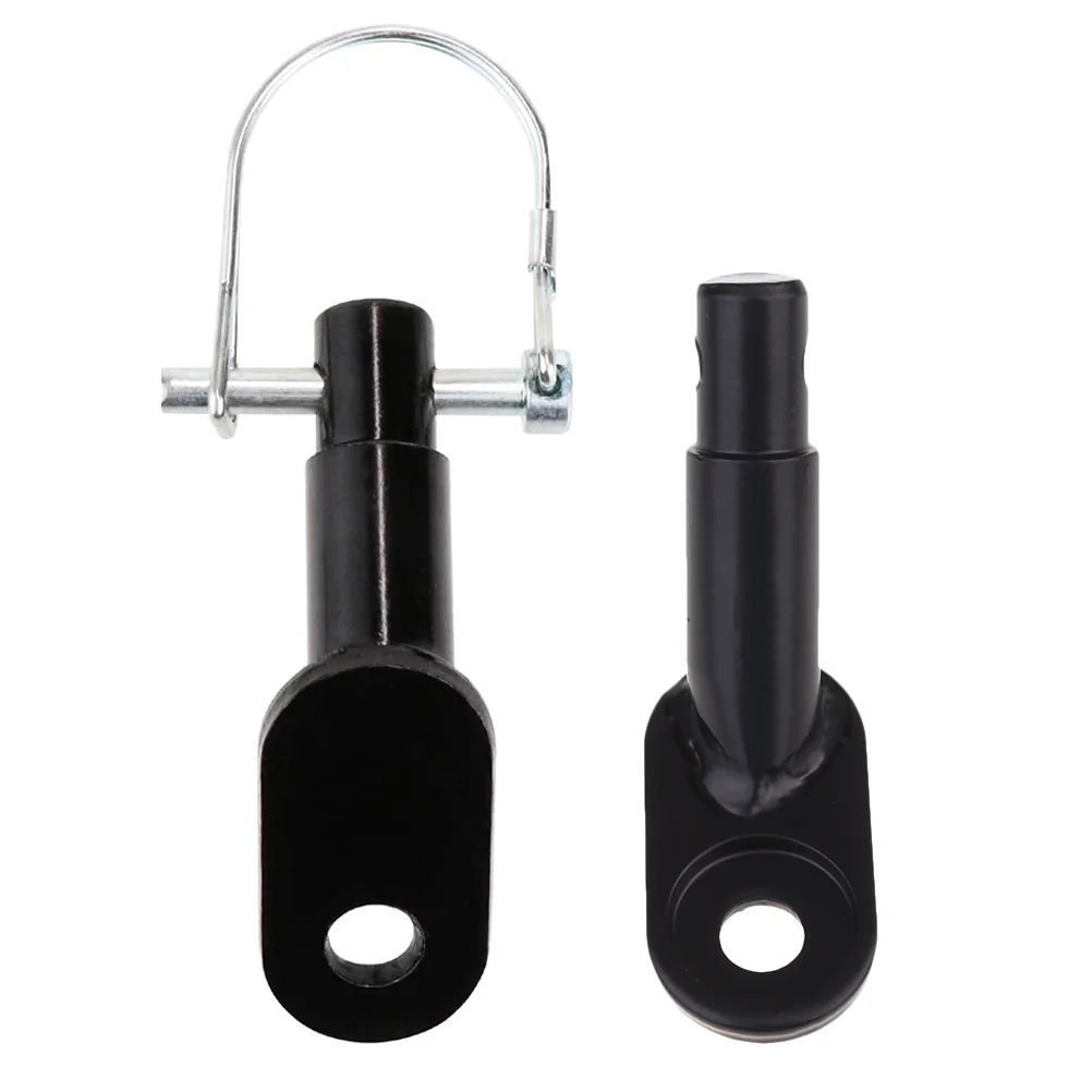 2 Pcs Bicycle Traction Head Hook Bike Trailer Coupler Attachment Adapter Appendix Connector Metal Hitch Baby