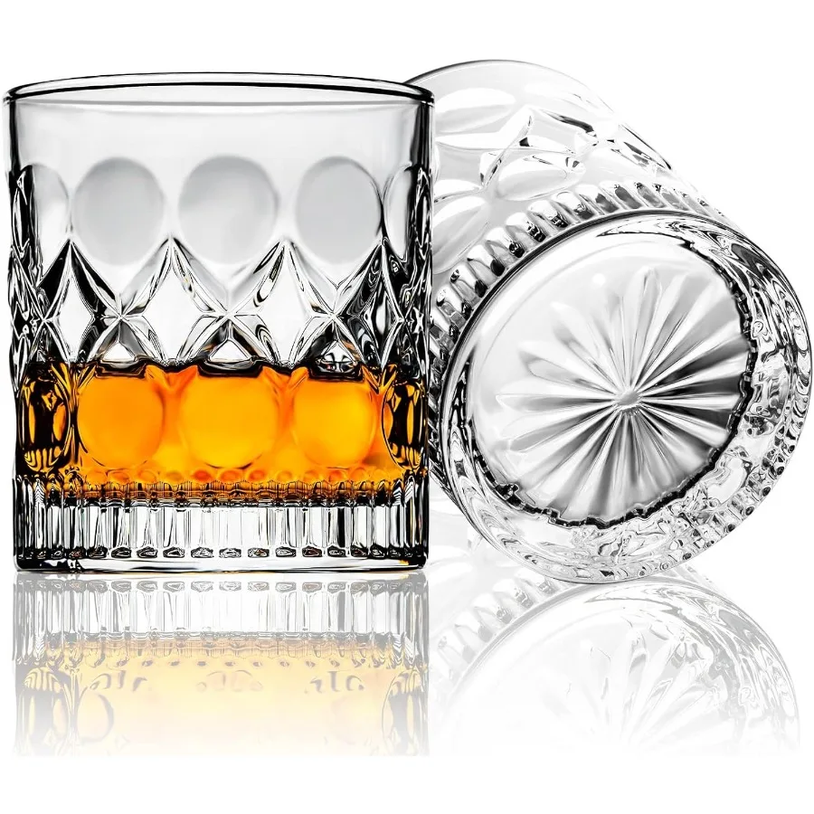 

Whiskey Glasses Set of 2christmas gift Old Fashioned Glasses Rocks Glasses Bourbon Suitable for use in Bars Parties and Homes T