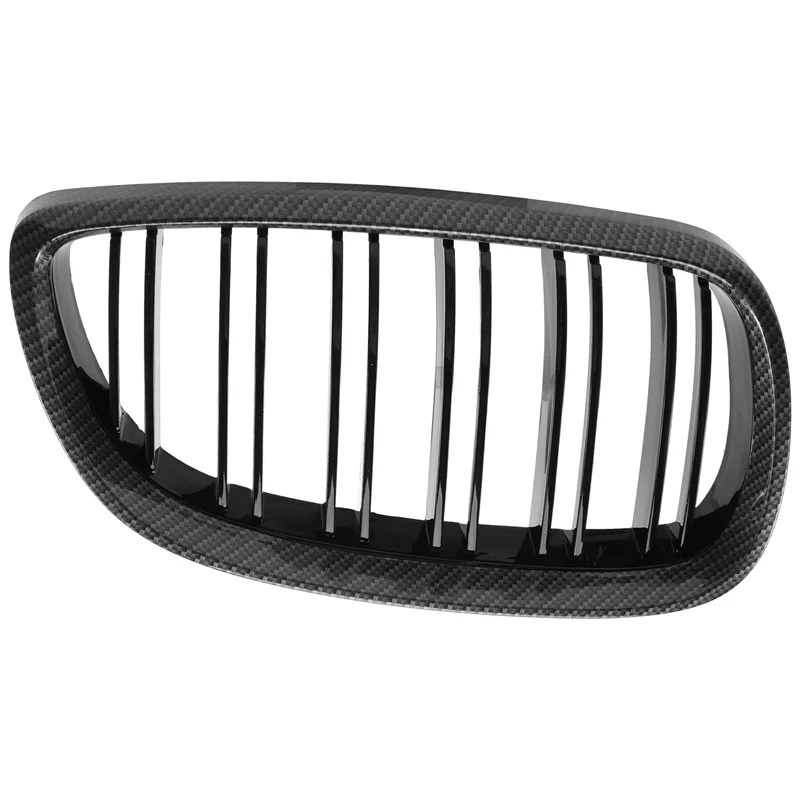 ل-BMW E90 E92 E93 M3 328I 335I 2007-2011 ألياف الكربون نظرة الجبهة الكلى مصبغة 51137157275 51137157276