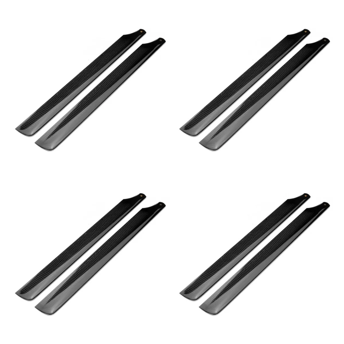 2/4 Pairs  Carbon Fiber  325mm Black Main Rotor Blade For Align Trex 450 Helicopter